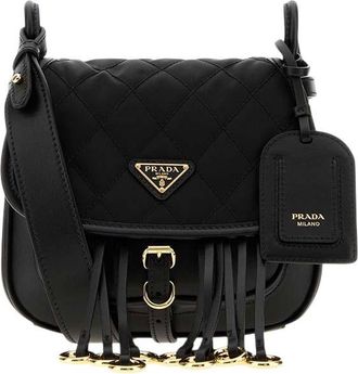 Prada Black Corsaire Mini Shoulder Bag