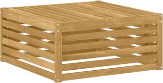 vidaXL Reposapi&eacute;s De Exterior Madera De Acacia S&oacute;lida Blanco Vidaxl