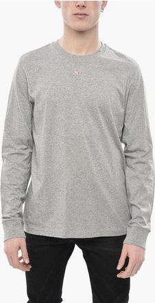 Diesel Long-Sleeve Crew Neck T-Shirt T-JUST-LS-D size 3xl