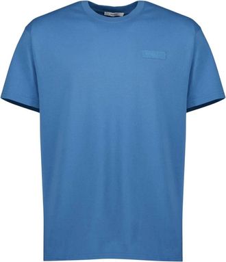 Givenchy T-Shirts, male, Blue, Size: XL Paris Gros-grain T-shirt