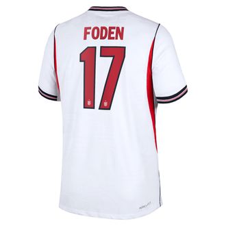 Nike Phil Foden England National Team 2026 Match Home Nike Mens Dri-FIT ADV Soccer Jersey in White | NN203948193-ENG