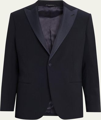 Giorgio Armani Mens Soho Line Wool Peak-Lapel Dinner Jacket