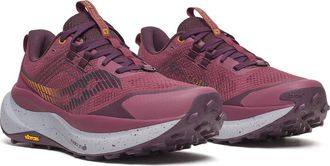 Saucony Xodus Ultra 4 Trail Running Shoe in Terra/Wine at Nordstrom, Size 9.5