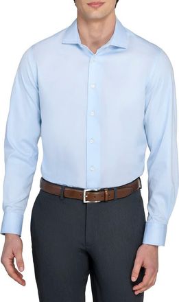 W.R.K Slim Fit Solid Reworked Dress Shirt in Light Blue at Nordstrom, Size 16.5 - R