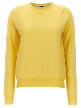Jil Sander Round-Neck Sweater Sweaters And Cardigans