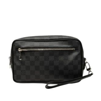 Louis Vuitton Pre-owned Kasai Clutch - Heren - Pre-owned - Zwart - Maat: ONE Size Zijde