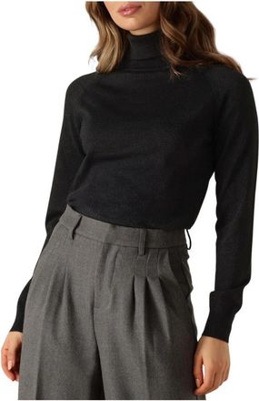 Summum Dames Truien vesten Turtle Neck Sweater Soft - Dames - Coltruien - Zwart - XS - Truien & Vesten