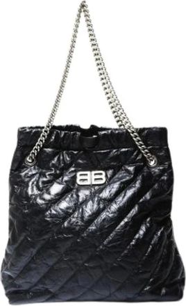 Balenciaga Pre-owned Shoulder Bags, female, Black, Size: ONE SIZE Pre-owned Vintage Shoulder Bag