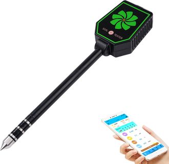 OEM Medidor De Ph Del Suelo 8 En 1, Medidor De Humedad De Plantas, Higr&oacute;metro De Plantas, Ph/ec/salinidad/fertilidad/temperatura Del Aire/temperatura Del 