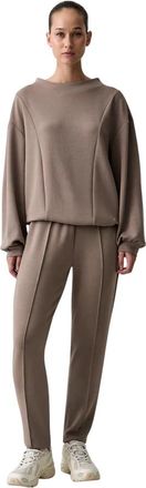 Emporio Armani Trainingsset - Dames - Trainingspakken - Bruin - L - Polyester - Fitness