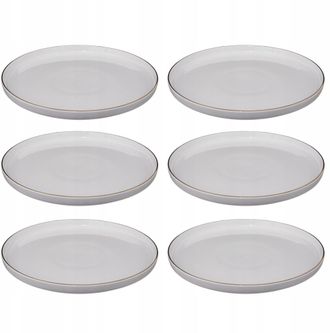 Secret de Gourmet Secret-de-gourmet Sublima Juego De 6 Platos Dorados 27 Cm