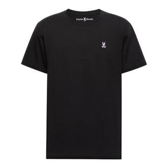 Psycho Bunny Classic Crew Neck Tee in Black Men