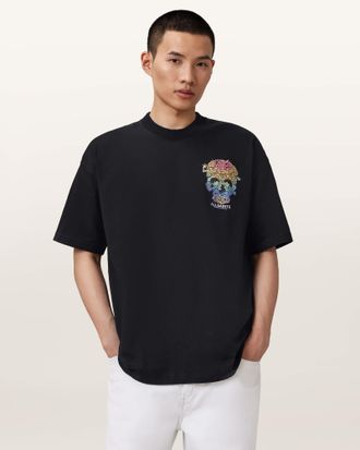 AllSaints Trance Short Sleeve Graphic T-Shirt