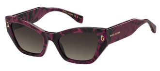 Marc Jacobs Brown Shaded Cat Eye Ladies Sunglasses MJ 1117/S 0I34/HA 54