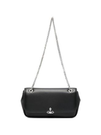 Vivienne Westwood Black Logo Mini Shoulder Bag