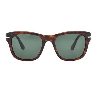 Persol Green Square Unisex Sunglasses PO3313S 24/31 52