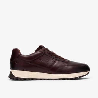 Clarks Radwell Tie Brown Leather
