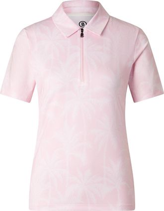 Bogner Taya functional short-sleeved top for women - Pink/Off-White - 34