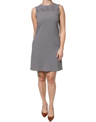 Emporio Armani Round Neck Sleeveless A-line Mini Womens Dress (Pre-Owned)