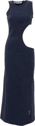 Off-white Maxi Kleedjes - Dames - Casual kleedjes - Blauw - XS - Kleedjes