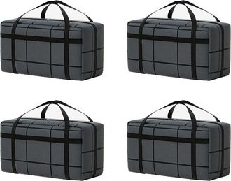 OEM Bolsa De Almacenamiento 4x Para Edredones Y Ropa, Gran Capacidad, Bolsa De Almacenamiento M&oacute;vil, Bolsa De Equipaje Port&aacute;til A Prueba De Polvo De 90 L