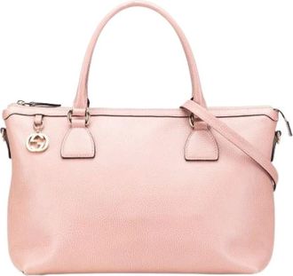 Gucci Pre-owned Handbags, female, Pink, Size: ONE SIZE Pre-owned Vintage Handbag