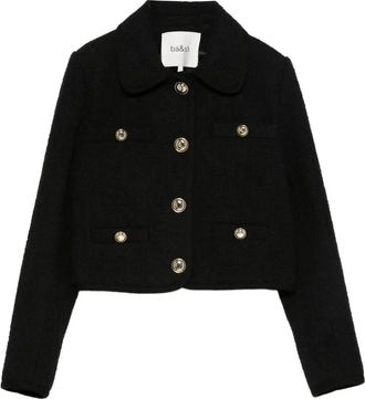 BA&SH Giacca crop Meiradith - Nero