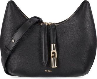 Furla Goccia S Black Crossbody Bag