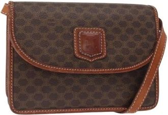 Celine Pre-owned Cross Body Bags, female, Brown, Size: ONE SIZE Pre-owned Plastic Cross Body Bag