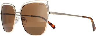 Polaroid Brown Cat Eye Ladies Sunglasses PLD 4093/S 0J5G/SP 59