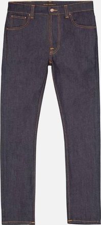Nudie Jeans Mens Nudie Jeans Lean Dean - Dry 16 Dips - Navy - Size: 38/34