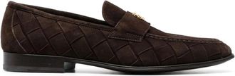 Roberto Cavalli Bruine Su&egrave;de Casual Loafers - Heren - Loafers - Bruin - 44 EU - Su&egrave;de - Schoenen
