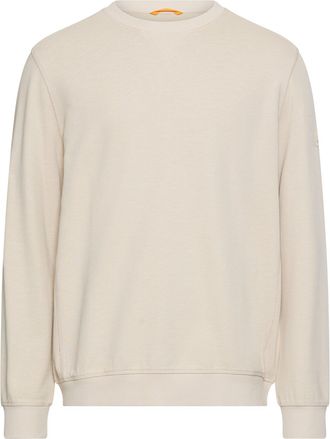 Camel Active Sweatshirt CAMEL ACTIVE, Herren, Gr. 4XL, beige, Sweatware, Obermaterial: 100% Baumwolle, unifarben, normal h&uuml;ftbedeckend, Rundhals, B&uuml;ndchen, Sweatsh
