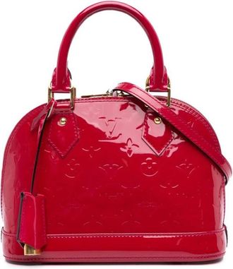 Louis Vuitton Pre-owned Handbags, female, Red, Size: ONE SIZE Pre-owned Leather Satchel