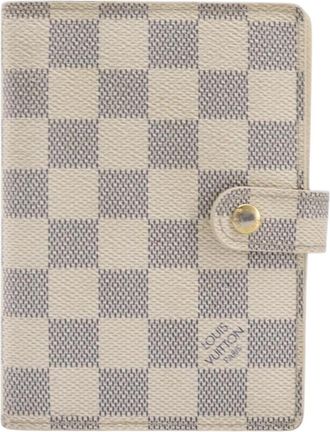 Louis Vuitton Ring Agenda Cover Damier Beige Canvas Briefcase Bag (Pre-Owned)