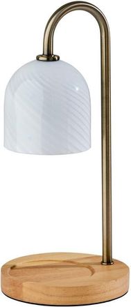 Adesso Alcott Candle Warmer Lamp in Antique Brass at Nordstrom