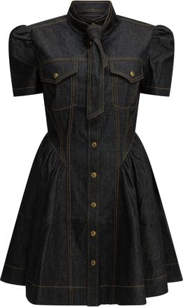 Zimmermann korte denimjurk