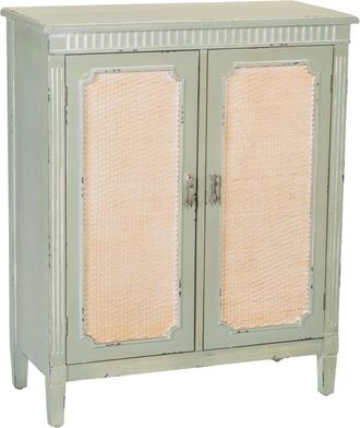Wanderlust Deco Wanderlust Deco - Recibidor De Madera Con Verde 78x36x95