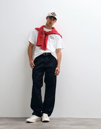 Carhartt Work in Progress Simple - Pantaloni dritti comodi neri-Nero