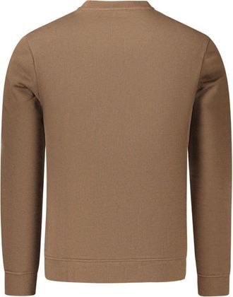 Napapijri Logo-Embroidered Cotton Sweatshirt - Brown