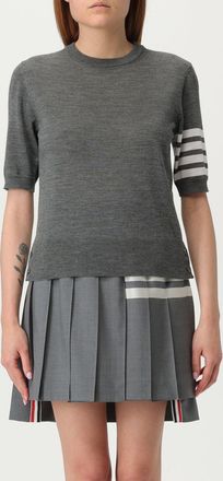 Thom Browne Maglia a girocollo in lana con banda 4-bar