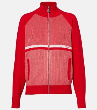 Versace Chaqueta en mezcla de algod&oacute;n en jacquard