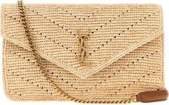 Saint Laurent Natural Loulou Small Shoulder Bag
