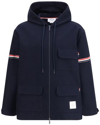 Thom Browne Technical Twill Parka Jacket