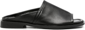 Sergio Moretti Slippers met open neus - Dames - Sandalen - Zwart - 41 EU - Schoenen