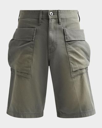 G-Star High Pocket Sun-Faded Cotton Shorts