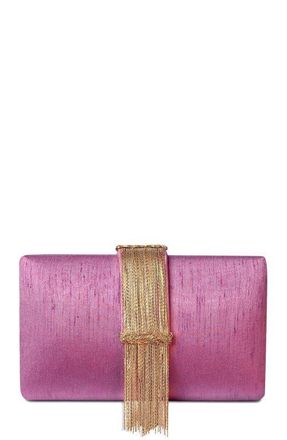 Simitri Fringe Clutch in Old Rose at Nordstrom