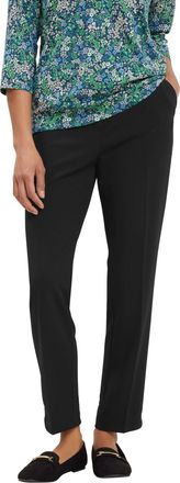 M&Co Womens Tapered Tailored Trousers - Womens Black