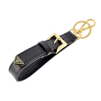 Prada Pre-owned Leather Keyring - Dames - Vintage Accessoires - Zwart - ONE Size - Leer - Vintage