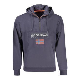 Napapijri Hombre, Sudaderas, Azul, Talla: S